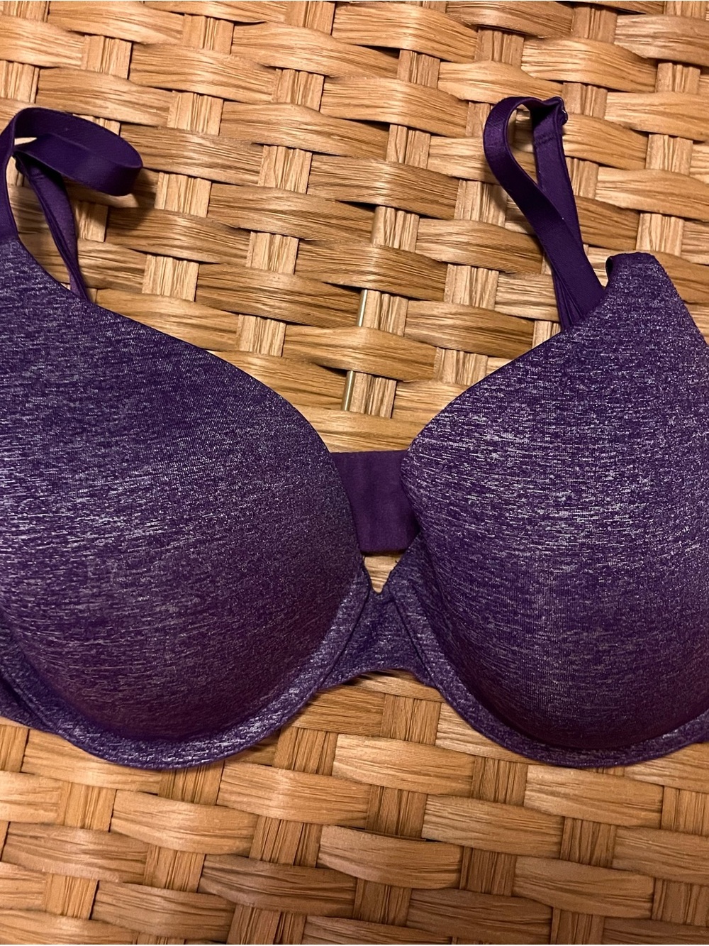 Victoria Secrets Everyday Plush T-Shirt Bra in Heather Purple